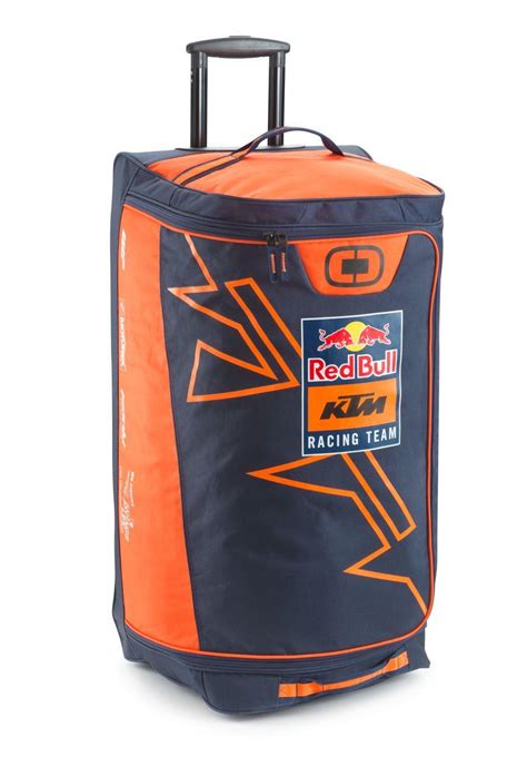 KTM REPLICA TEAM GEAR BAG (DARK BLUE/ORANGE).